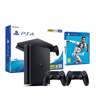 Sony Playstation 4 (PS4) 1TB Fifa 19 i 2 Dzojstika