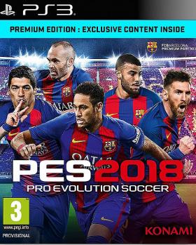 PS3 Pro Evolution Soccer 2018 - PES 2018